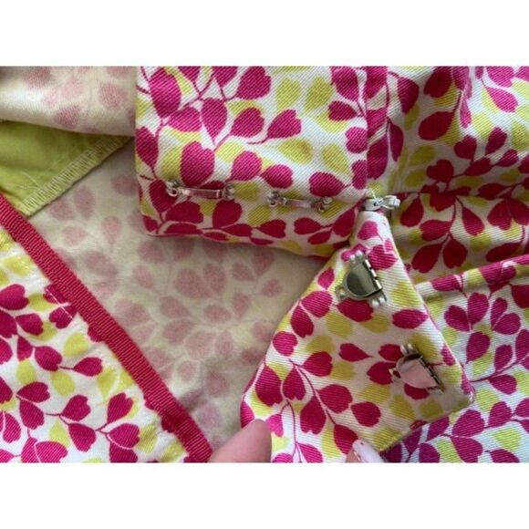 J. Crew Mini Skirt Hot Pink and Lime (Size 4) - Picture 5 of 5